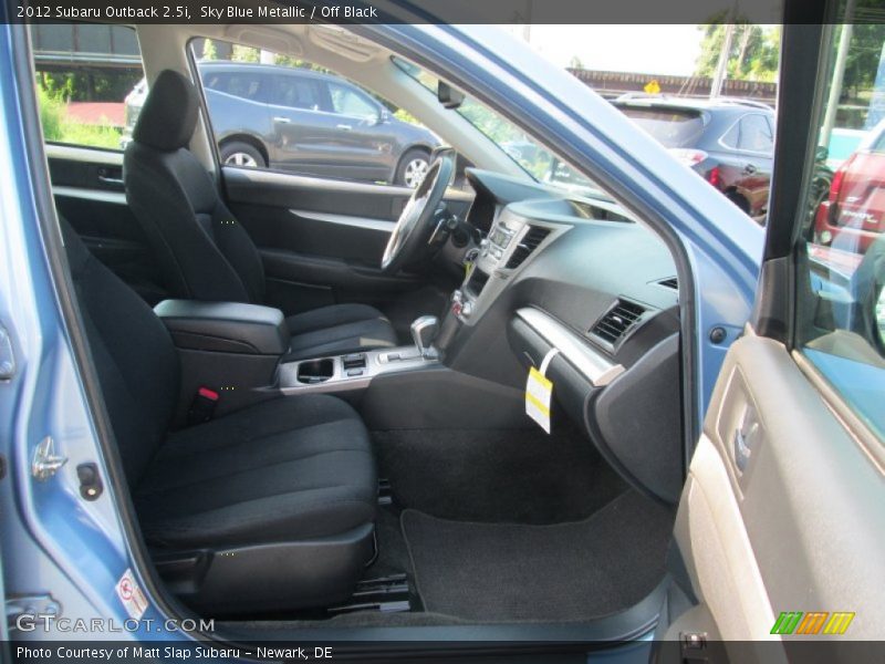 Sky Blue Metallic / Off Black 2012 Subaru Outback 2.5i
