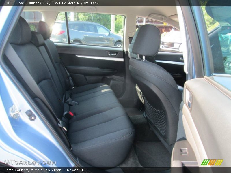 Sky Blue Metallic / Off Black 2012 Subaru Outback 2.5i