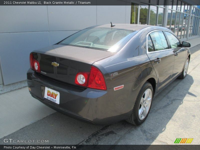 Black Granite Metallic / Titanium 2011 Chevrolet Malibu LS