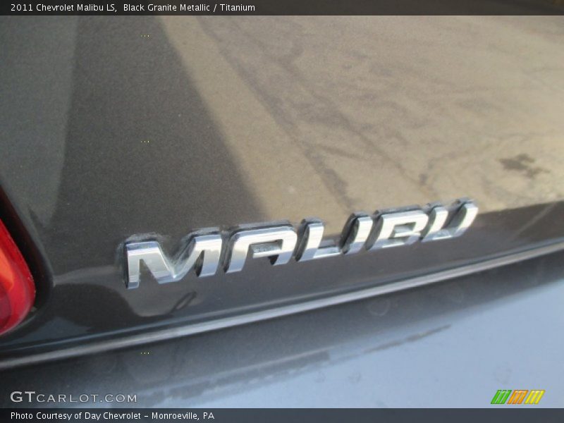 Black Granite Metallic / Titanium 2011 Chevrolet Malibu LS