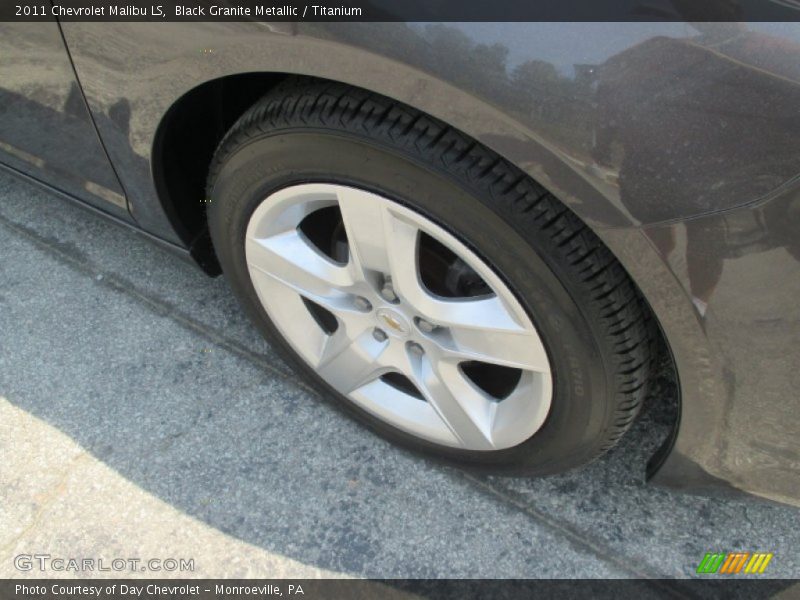 Black Granite Metallic / Titanium 2011 Chevrolet Malibu LS