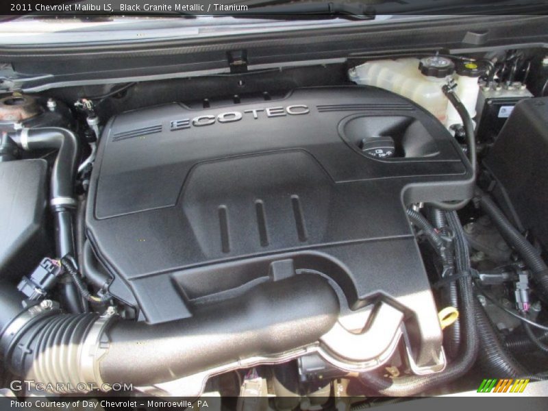 Black Granite Metallic / Titanium 2011 Chevrolet Malibu LS