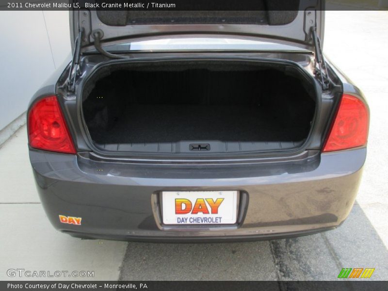 Black Granite Metallic / Titanium 2011 Chevrolet Malibu LS