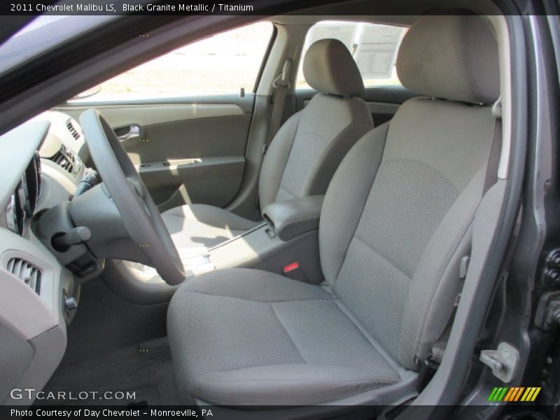 Black Granite Metallic / Titanium 2011 Chevrolet Malibu LS