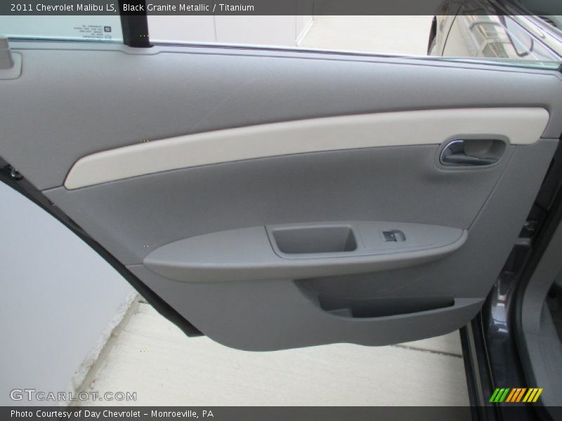 Black Granite Metallic / Titanium 2011 Chevrolet Malibu LS