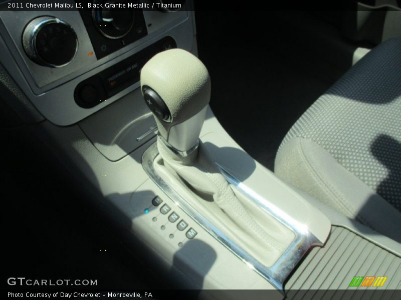 Black Granite Metallic / Titanium 2011 Chevrolet Malibu LS