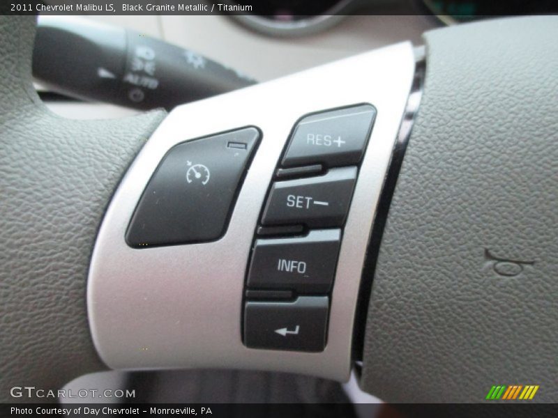 Black Granite Metallic / Titanium 2011 Chevrolet Malibu LS