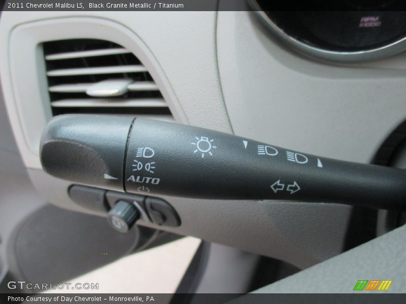 Black Granite Metallic / Titanium 2011 Chevrolet Malibu LS