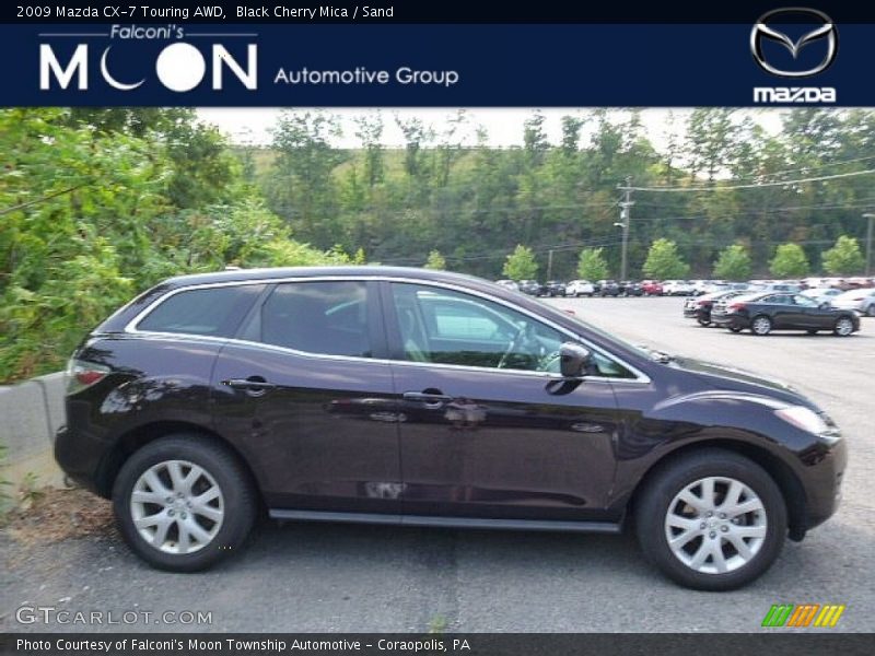 Black Cherry Mica / Sand 2009 Mazda CX-7 Touring AWD