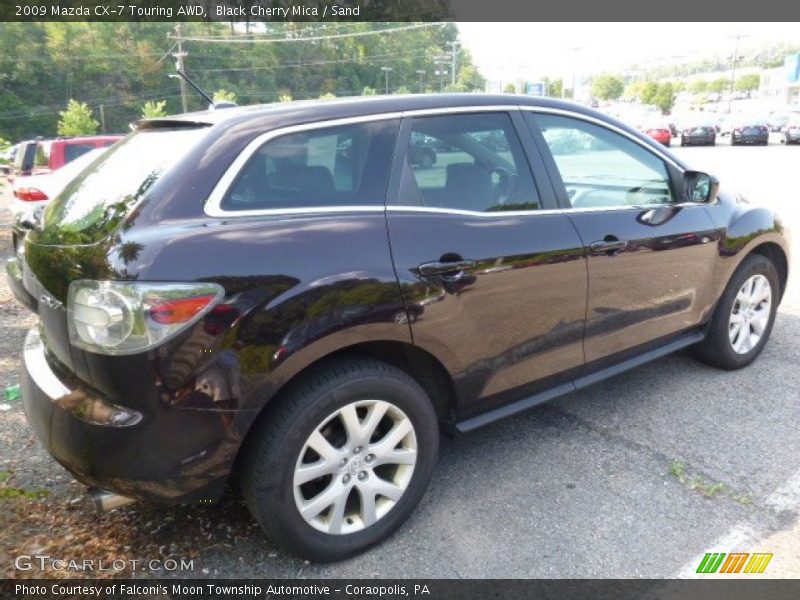 Black Cherry Mica / Sand 2009 Mazda CX-7 Touring AWD