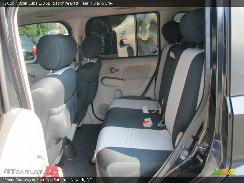 Sapphire Black Pearl / Black/Gray 2010 Nissan Cube 1.8 SL