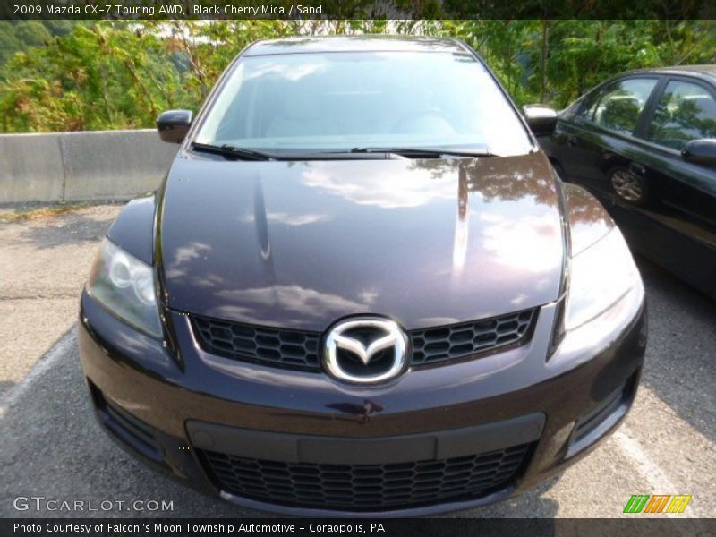 Black Cherry Mica / Sand 2009 Mazda CX-7 Touring AWD