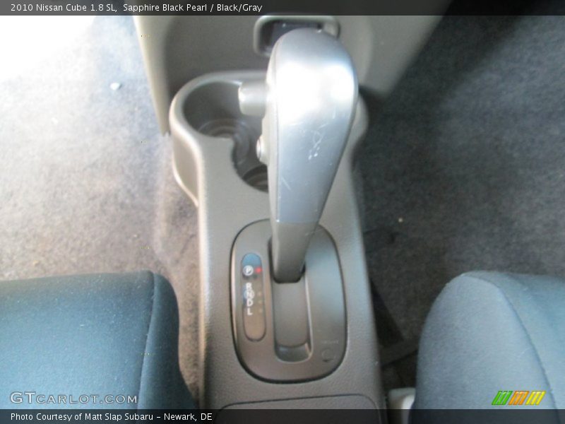 Sapphire Black Pearl / Black/Gray 2010 Nissan Cube 1.8 SL