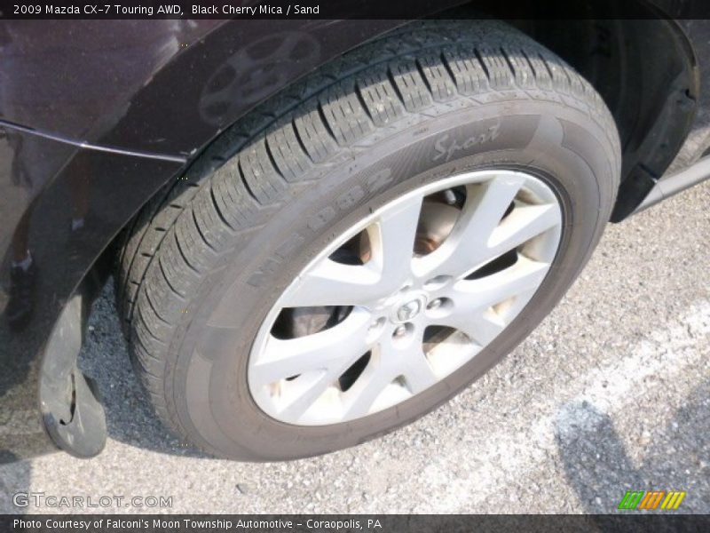 Black Cherry Mica / Sand 2009 Mazda CX-7 Touring AWD