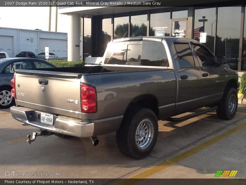 Mineral Gray Metallic / Medium Slate Gray 2007 Dodge Ram 1500 SLT Quad Cab 4x4