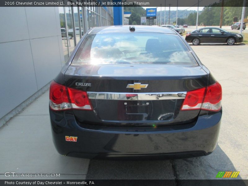 Blue Ray Metallic / Jet Black/Medium Titanium 2016 Chevrolet Cruze Limited LS