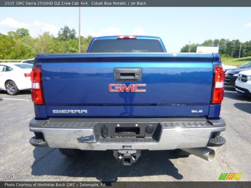 Cobalt Blue Metallic / Jet Black 2015 GMC Sierra 2500HD SLE Crew Cab 4x4
