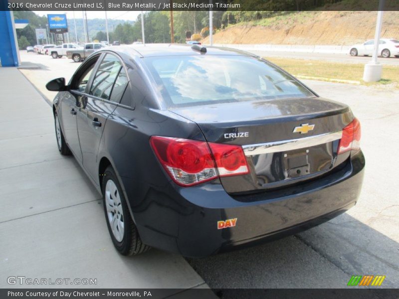 Blue Ray Metallic / Jet Black/Medium Titanium 2016 Chevrolet Cruze Limited LS