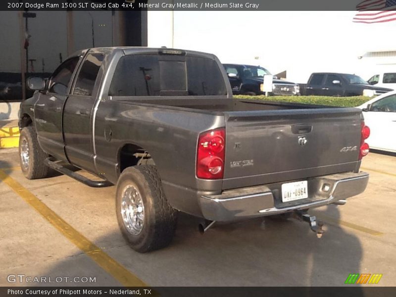 Mineral Gray Metallic / Medium Slate Gray 2007 Dodge Ram 1500 SLT Quad Cab 4x4