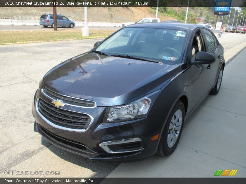 Blue Ray Metallic / Jet Black/Medium Titanium 2016 Chevrolet Cruze Limited LS