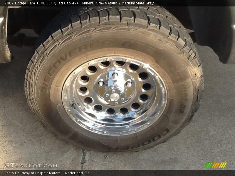 Mineral Gray Metallic / Medium Slate Gray 2007 Dodge Ram 1500 SLT Quad Cab 4x4