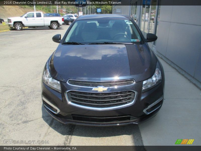 Blue Ray Metallic / Jet Black/Medium Titanium 2016 Chevrolet Cruze Limited LS