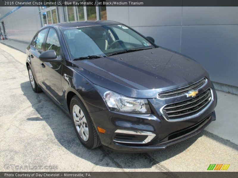 Blue Ray Metallic / Jet Black/Medium Titanium 2016 Chevrolet Cruze Limited LS