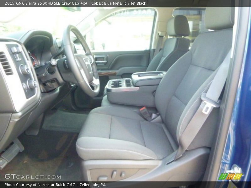Cobalt Blue Metallic / Jet Black 2015 GMC Sierra 2500HD SLE Crew Cab 4x4