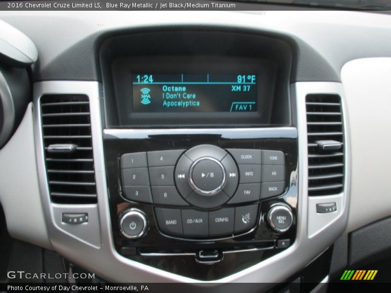 Blue Ray Metallic / Jet Black/Medium Titanium 2016 Chevrolet Cruze Limited LS