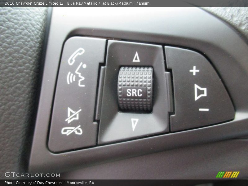 Blue Ray Metallic / Jet Black/Medium Titanium 2016 Chevrolet Cruze Limited LS