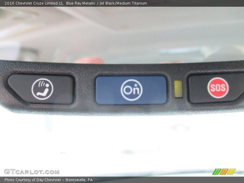Blue Ray Metallic / Jet Black/Medium Titanium 2016 Chevrolet Cruze Limited LS