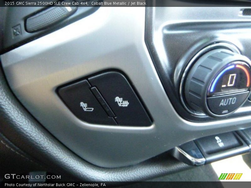 Cobalt Blue Metallic / Jet Black 2015 GMC Sierra 2500HD SLE Crew Cab 4x4