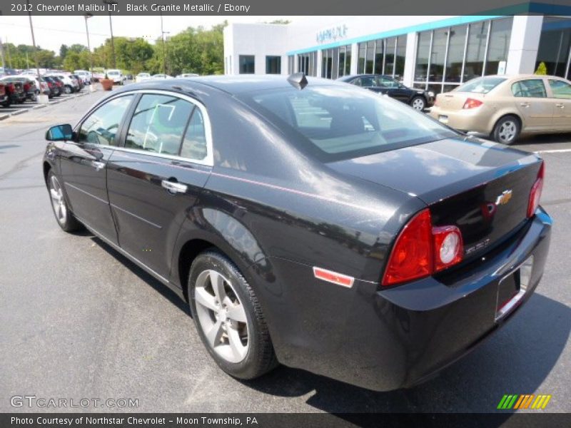 Black Granite Metallic / Ebony 2012 Chevrolet Malibu LT