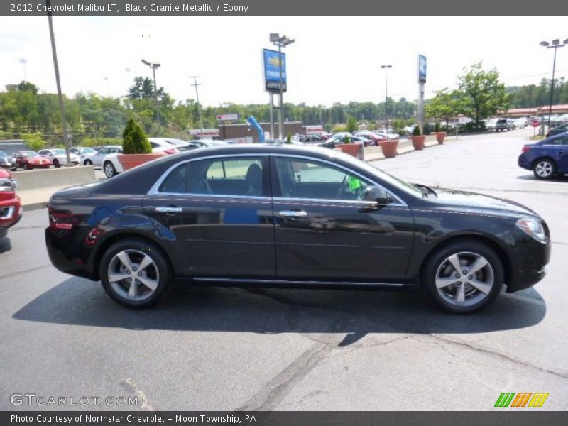 Black Granite Metallic / Ebony 2012 Chevrolet Malibu LT