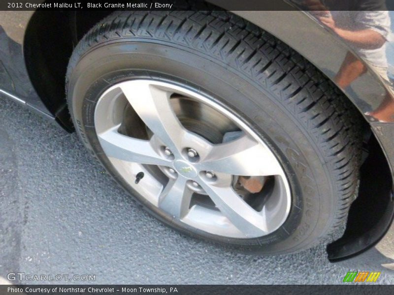 Black Granite Metallic / Ebony 2012 Chevrolet Malibu LT