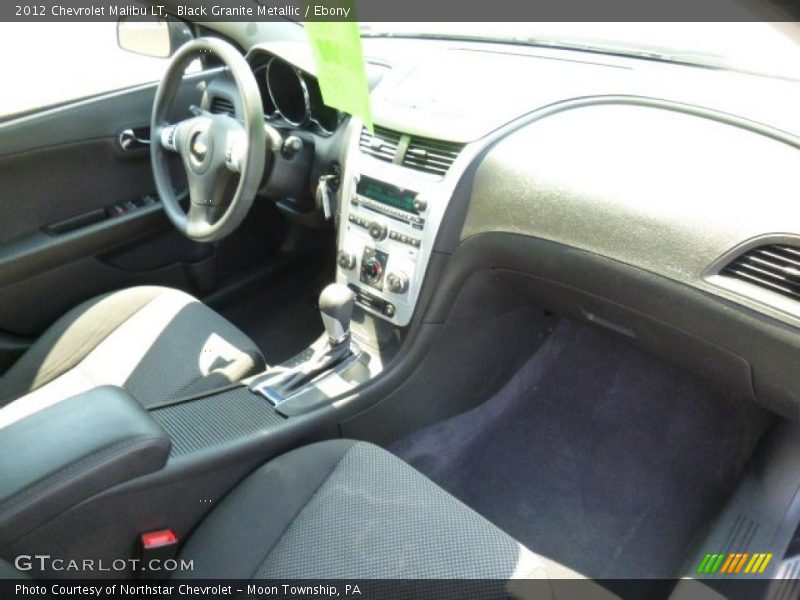 Black Granite Metallic / Ebony 2012 Chevrolet Malibu LT