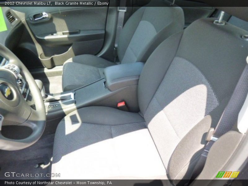 Black Granite Metallic / Ebony 2012 Chevrolet Malibu LT