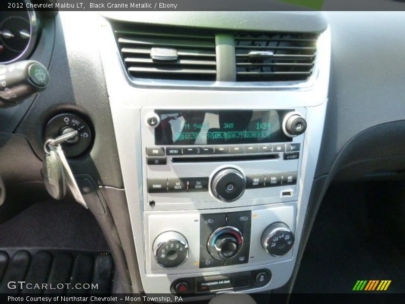 Black Granite Metallic / Ebony 2012 Chevrolet Malibu LT