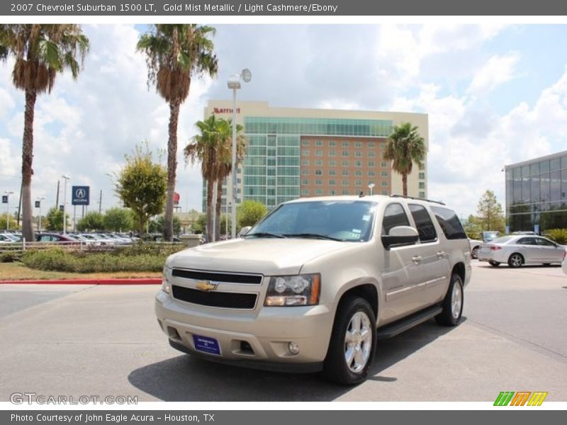 Gold Mist Metallic / Light Cashmere/Ebony 2007 Chevrolet Suburban 1500 LT
