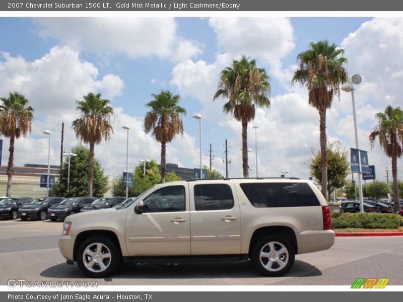 Gold Mist Metallic / Light Cashmere/Ebony 2007 Chevrolet Suburban 1500 LT