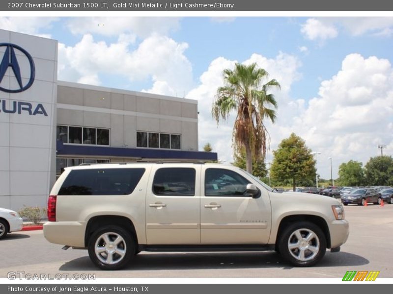 Gold Mist Metallic / Light Cashmere/Ebony 2007 Chevrolet Suburban 1500 LT