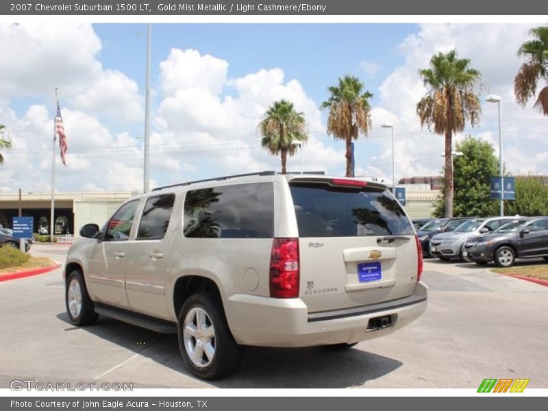 Gold Mist Metallic / Light Cashmere/Ebony 2007 Chevrolet Suburban 1500 LT