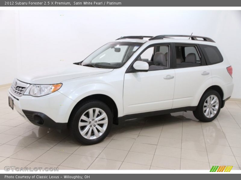 Front 3/4 View of 2012 Forester 2.5 X Premium