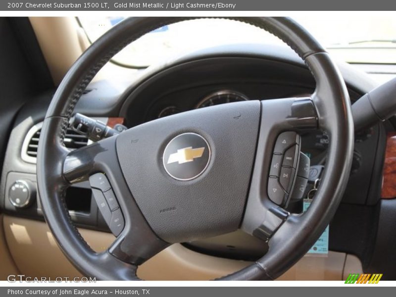 Gold Mist Metallic / Light Cashmere/Ebony 2007 Chevrolet Suburban 1500 LT
