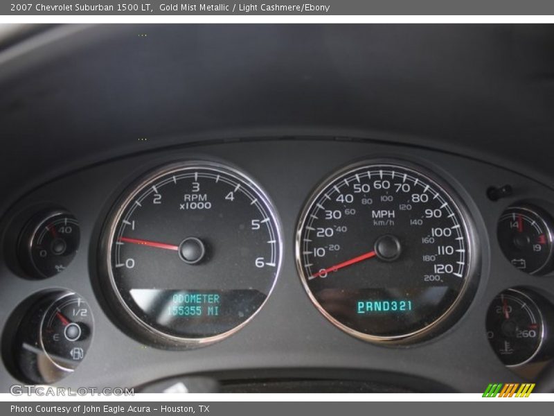 Gold Mist Metallic / Light Cashmere/Ebony 2007 Chevrolet Suburban 1500 LT