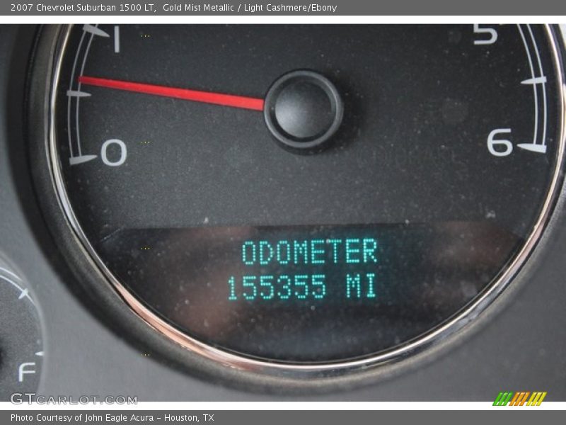 Gold Mist Metallic / Light Cashmere/Ebony 2007 Chevrolet Suburban 1500 LT