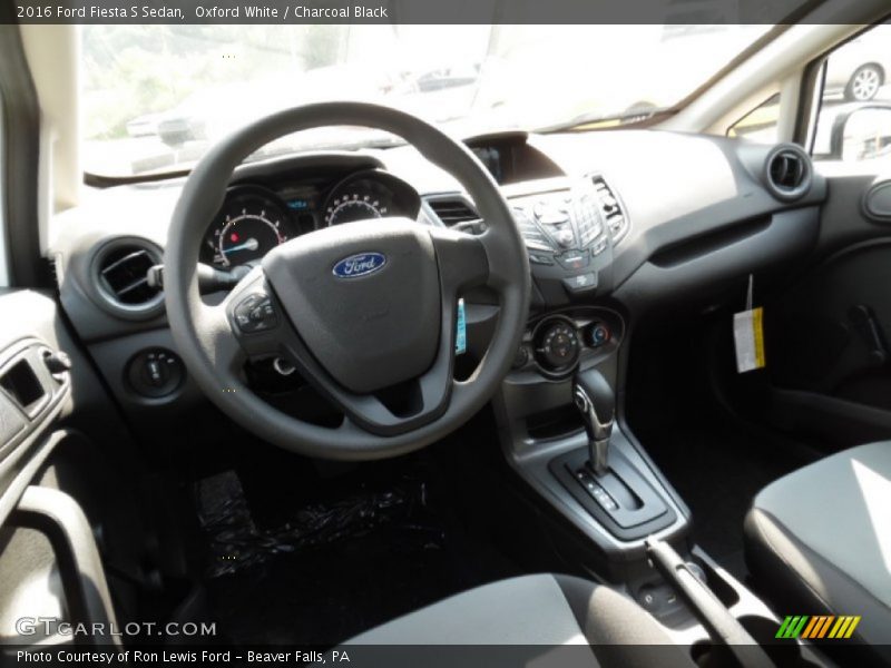  2016 Fiesta S Sedan Charcoal Black Interior