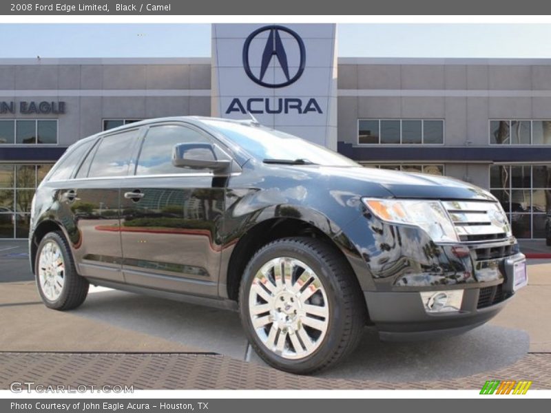 Black / Camel 2008 Ford Edge Limited