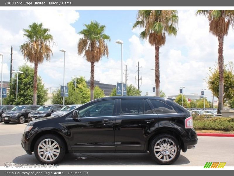 Black / Camel 2008 Ford Edge Limited