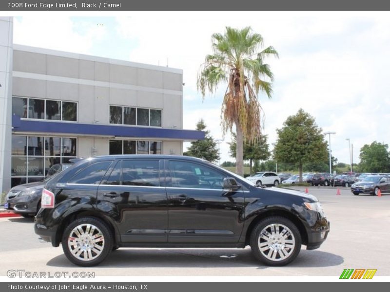 Black / Camel 2008 Ford Edge Limited